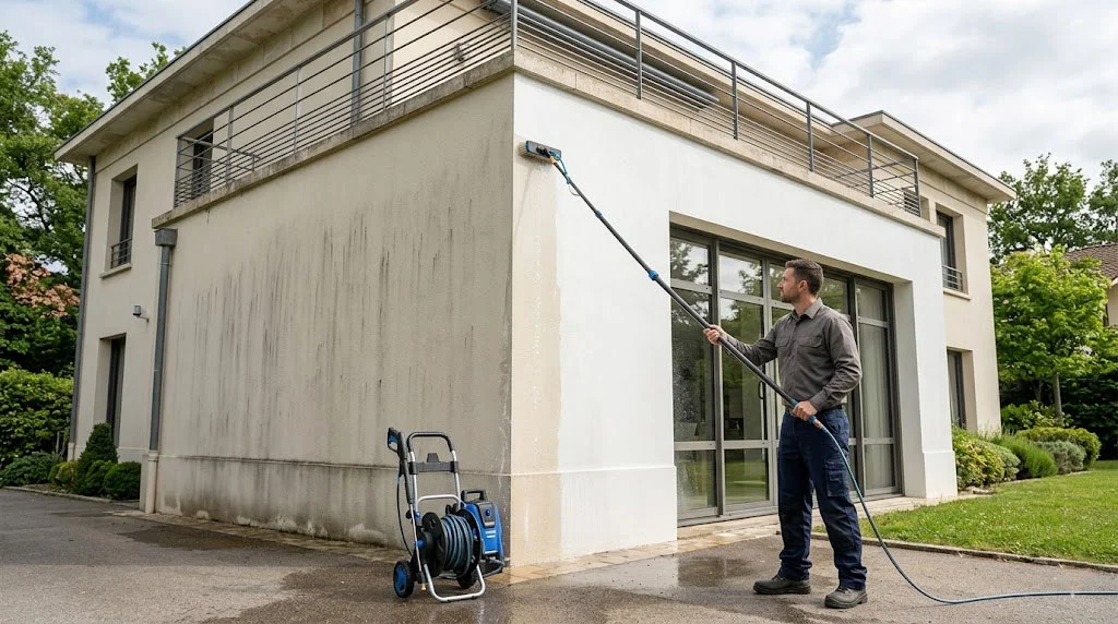 Nettoyage de façade en Île-de-France par Quali'Clean
